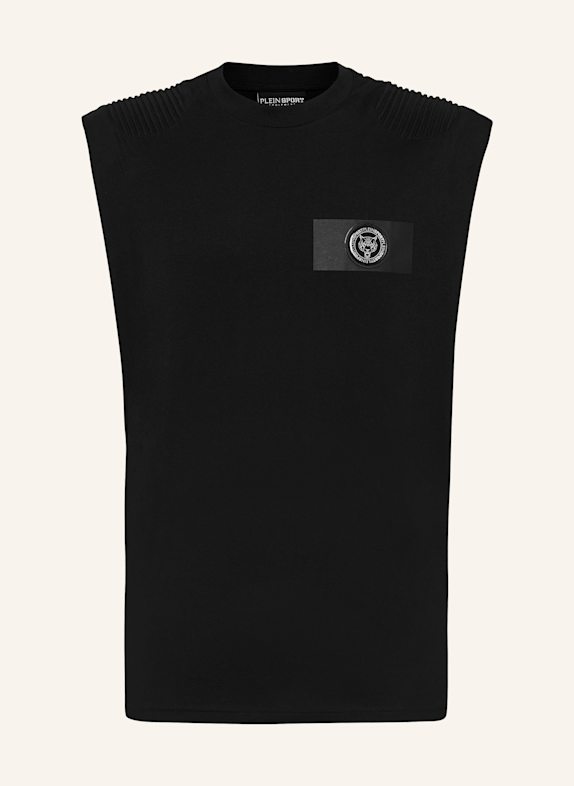 PLEIN SPORT Tanktop SCHWARZ