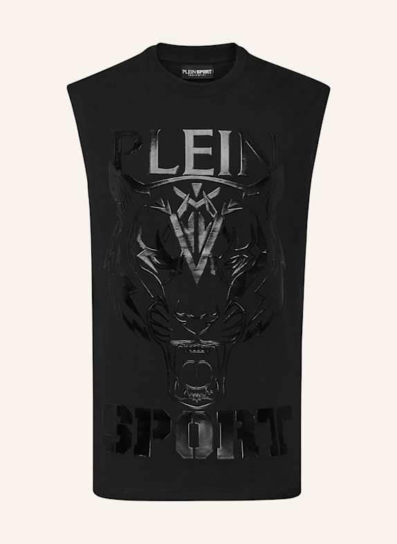 PLEIN SPORT Tanktop TIGER SCHWARZ