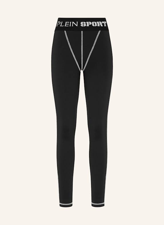 PLEIN SPORT Leggins SCHWARZ