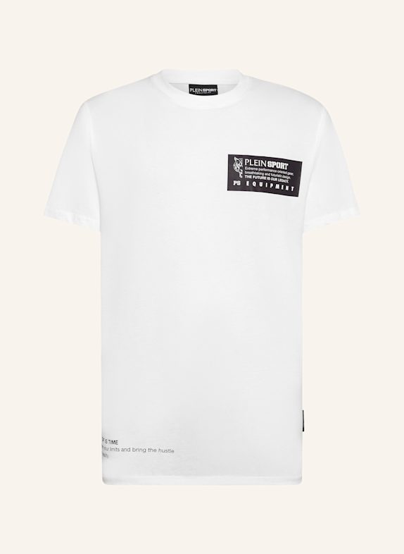 PLEIN SPORT T-Shirt WEISS/ SCHWARZ