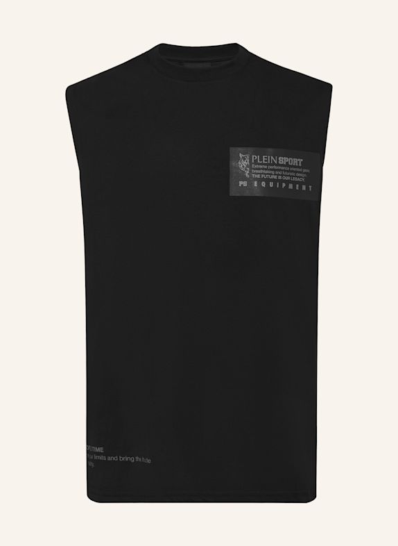 PLEIN SPORT Tanktop WEISS/ SCHWARZ