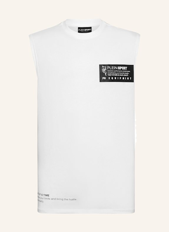 PLEIN SPORT Tanktop WEISS/ SCHWARZ