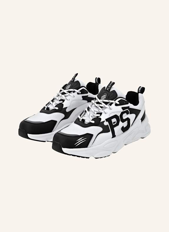 PLEIN SPORT Runner Sneaker PS WEISS/ NEONGRÜN