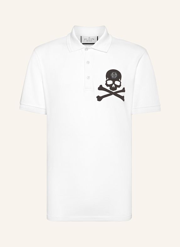 PHILIPP PLEIN PHILIPP PLEIN Poloshirt SKULL&BONES WEISS