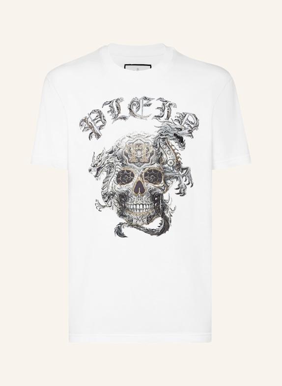 PHILIPP PLEIN PHILIPP PLEIN T-Shirt SKULL WEISS