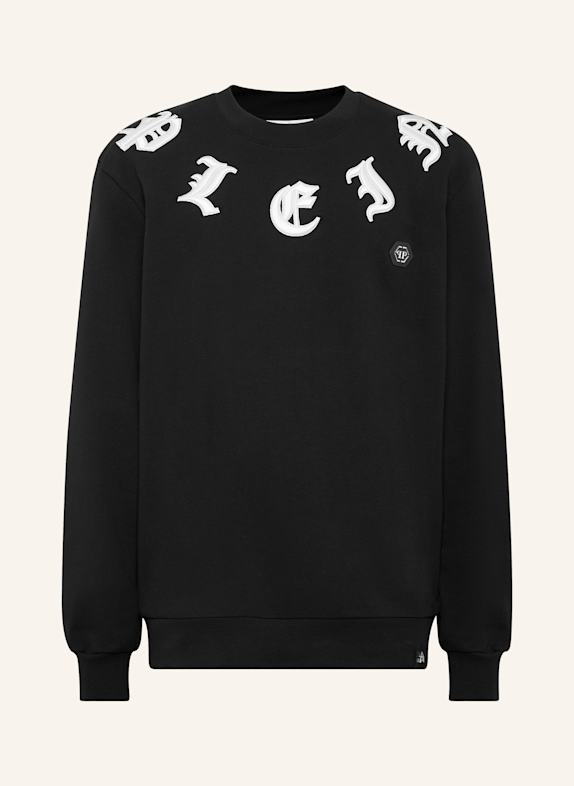 PHILIPP PLEIN Sweatshirt GOTHIC PLEIN SCHWARZ