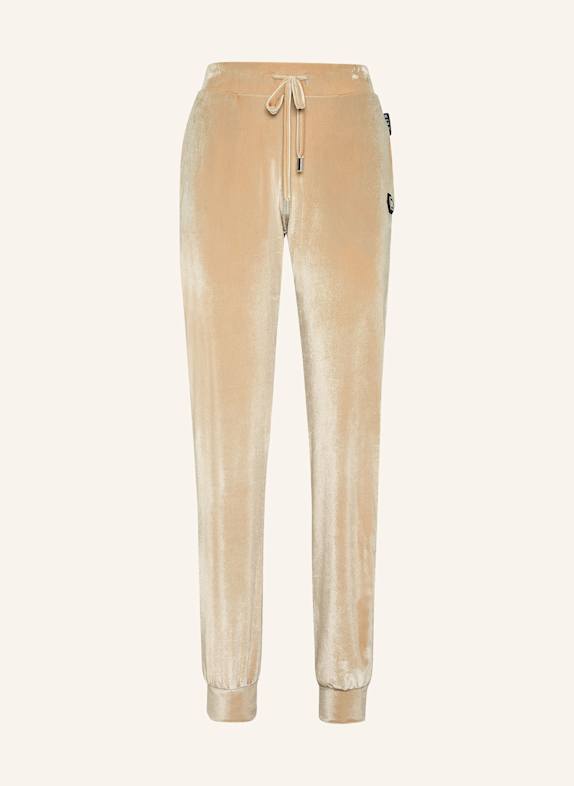 PHILIPP PLEIN Sweatpants GOTHIC PLEIN BEIGE