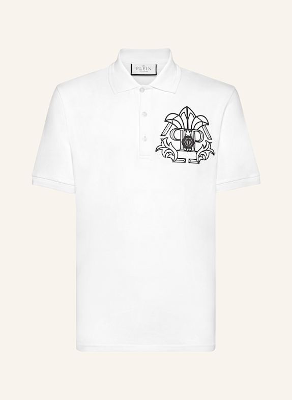 PHILIPP PLEIN PHILIPP PLEIN Poloshirt SKULL&BONES WEISS