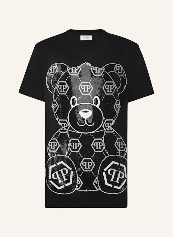 PHILIPP PLEIN PHILIPP PLEIN T-Shirt TEDDY SCHWARZ