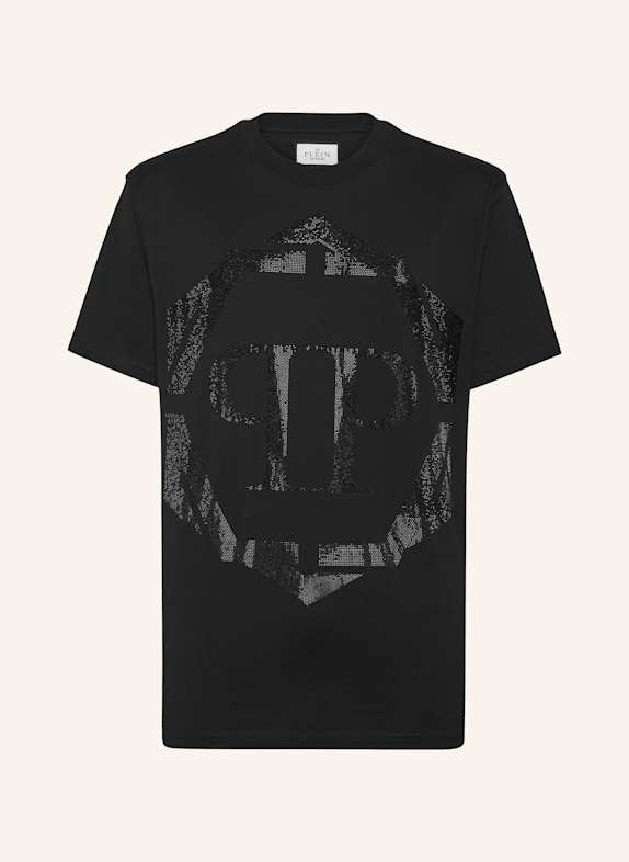 PHILIPP PLEIN PHILIPP PLEIN T-Shirt HEXAGON SCHWARZ