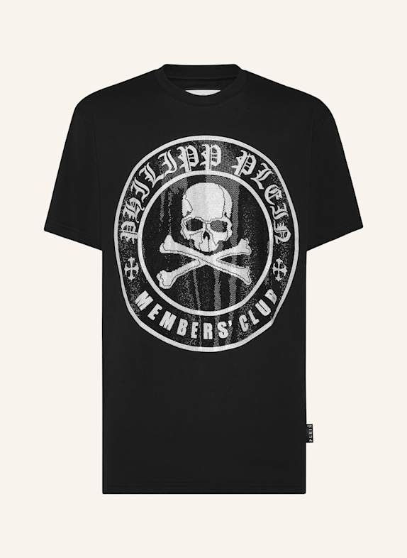 PHILIPP PLEIN PHILIPP PLEIN T-Shirt SKULL&BONES SCHWARZ