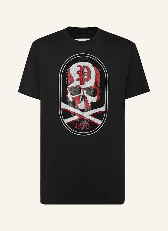 PHILIPP PLEIN PHILIPP PLEIN T-Shirt SKULL&BONES SCHWARZ