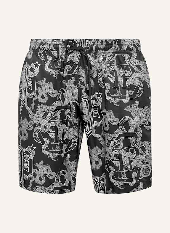 PHILIPP PLEIN PHILIPP PLEIN Badehose DRAGON SCHWARZ