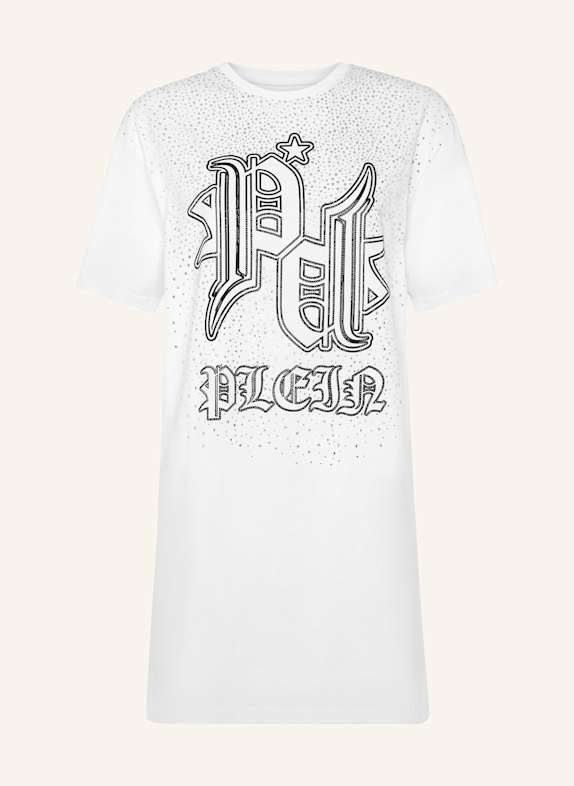 PHILIPP PLEIN PHILIPP PLEIN Kleid T-Shirt Minikleid WEISS