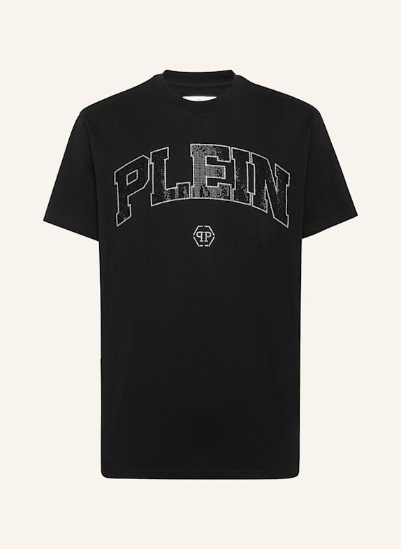 PHILIPP PLEIN PHILIPP PLEIN T-Shirt T-Shirt mit Steinenbesatz SCHWARZ