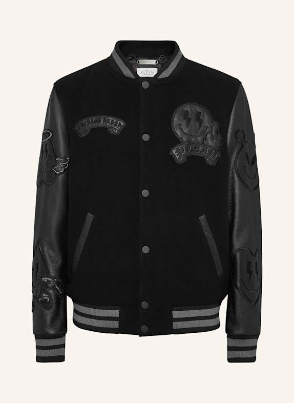 PHILIPP PLEIN PHILIPP PLEIN Bomberjacke SMILE SCHWARZ