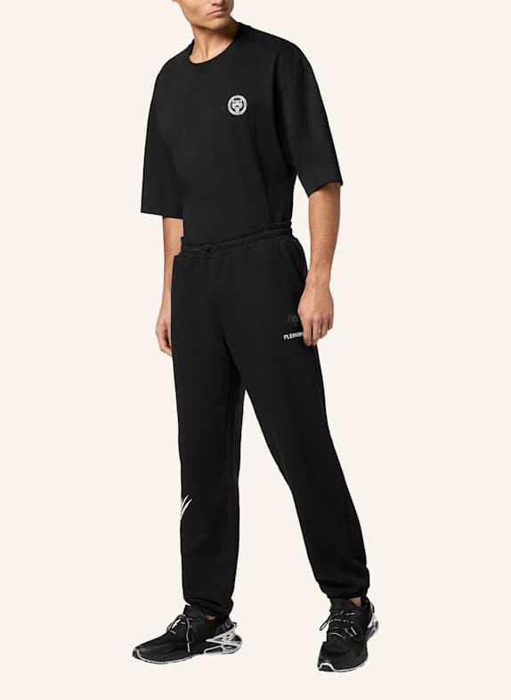 PLEIN SPORT Jogginghose SCRATCH SCHWARZ