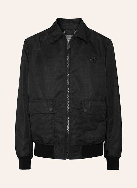 PHILIPP PLEIN PHILIPP PLEIN Bomberjacke MONOGRAM SCHWARZ