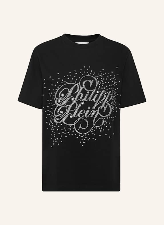 PHILIPP PLEIN T-Shirt Man Fit SCHWARZ