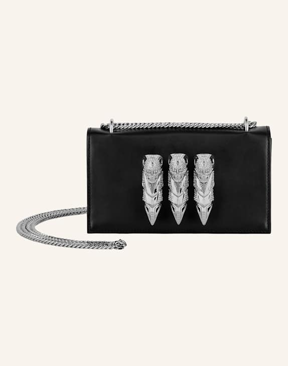 PHILIPP PLEIN Umhängetasche CLAW CLUTCH SCHWARZ