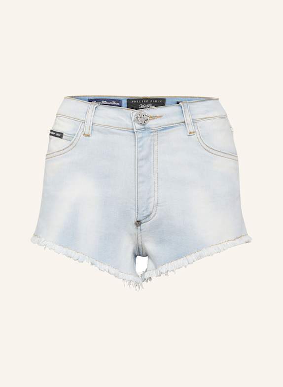 PHILIPP PLEIN Jeansshorts HELLGRAU