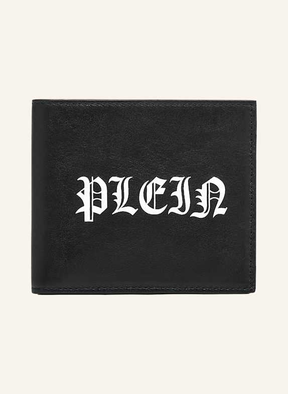 PHILIPP PLEIN Französische Brieftasche GOTHIC PLEIN SCHWARZ