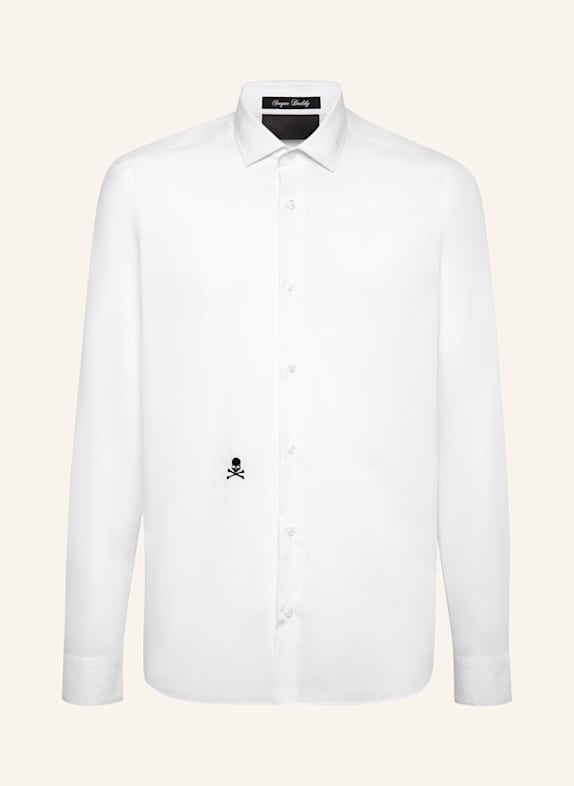 PHILIPP PLEIN PHILIPP PLEIN Hemd Slim Fit SKULL WEISS