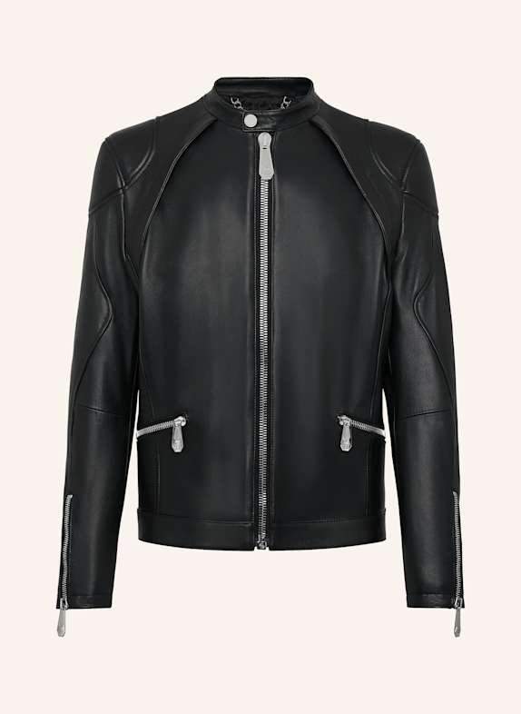 PHILIPP PLEIN PHILIPP PLEIN Lederjacke SCHWARZ