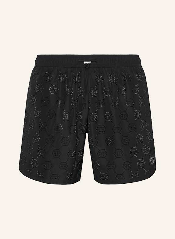 PHILIPP PLEIN Kurze Hosen SCHWARZ
