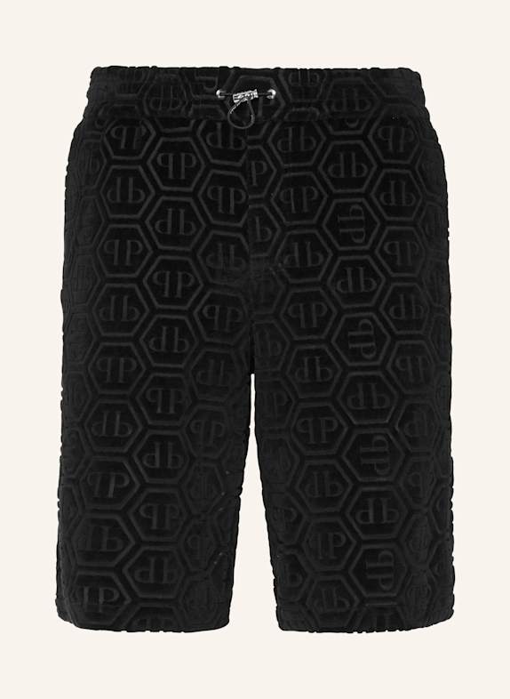 PHILIPP PLEIN PHILIPP PLEIN Short Trousers Cool Kid Fit Jacquard SCHWARZ