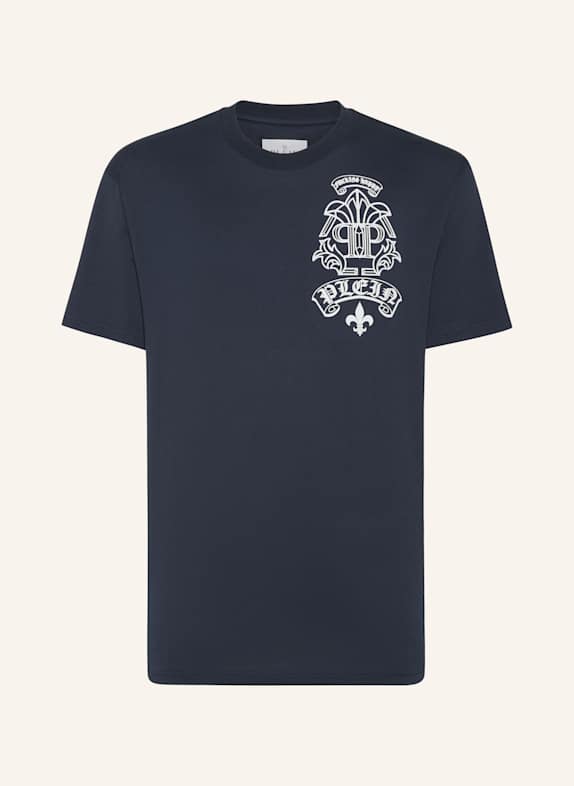 PHILIPP PLEIN T-Shirt Rundhalsausschnitt TATTOO DUNKELBLAU