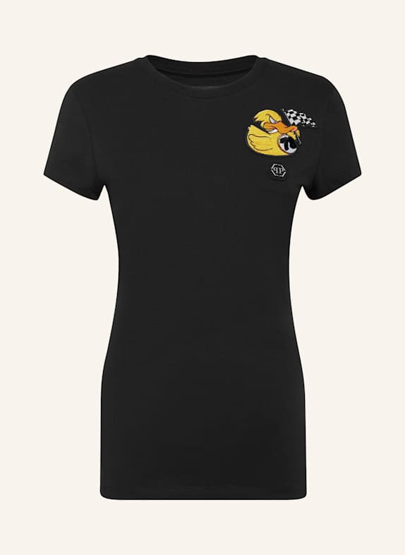 PHILIPP PLEIN T-Shirt Sexy Pure DUCK SCHWARZ