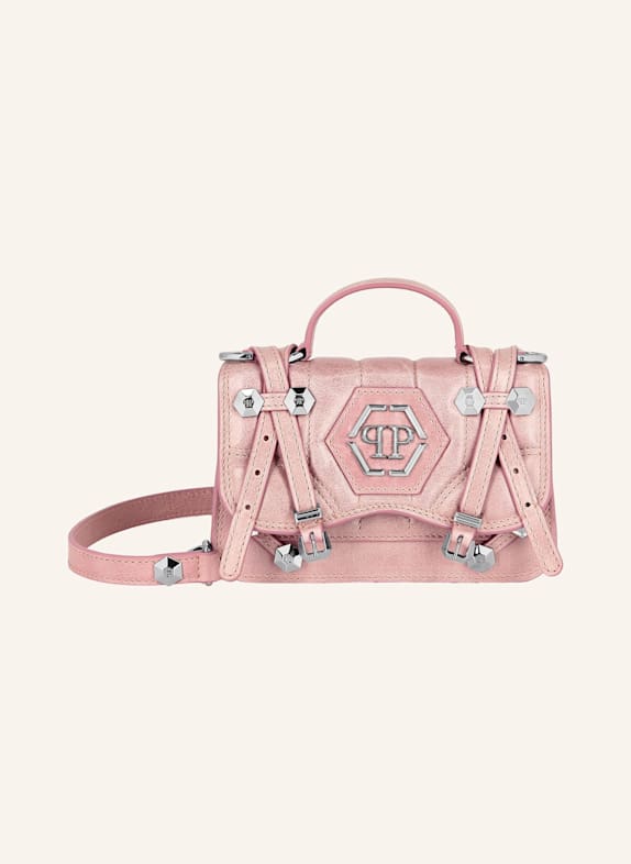 PHILIPP PLEIN Henkeltasche HEXAGON ROSÉGOLD/ SCHWARZ