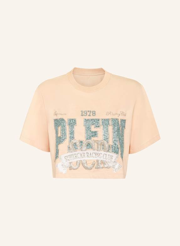 PHILIPP PLEIN T-Shirt Rundhalsausschnitt Ss ROSÉGOLD/ SCHWARZ