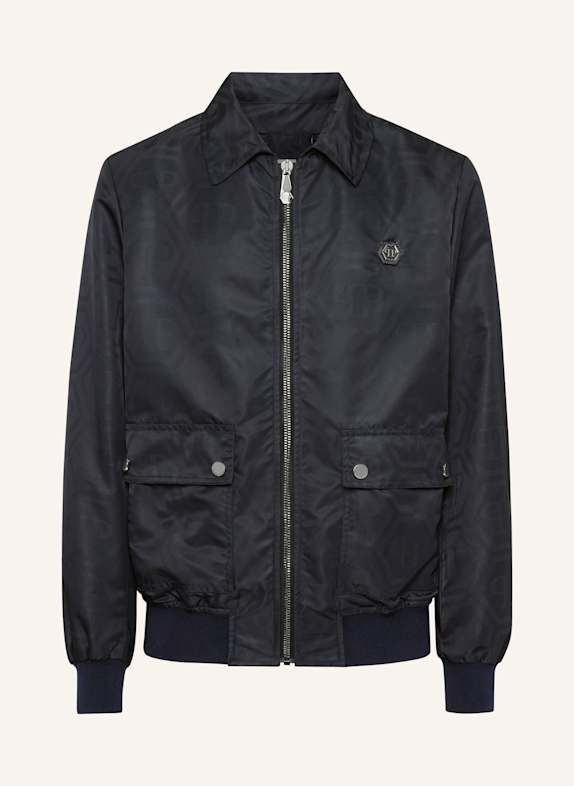 PHILIPP PLEIN PHILIPP PLEIN Bomberjacke MONOGRAM DUNKELBLAU