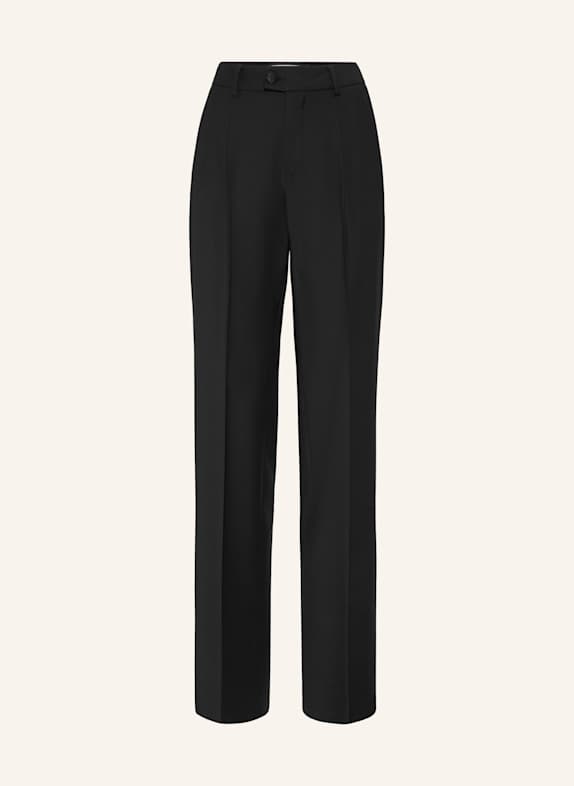 PHILIPP PLEIN PHILIPP PLEIN Wool Straight Office Trousers SCHWARZ