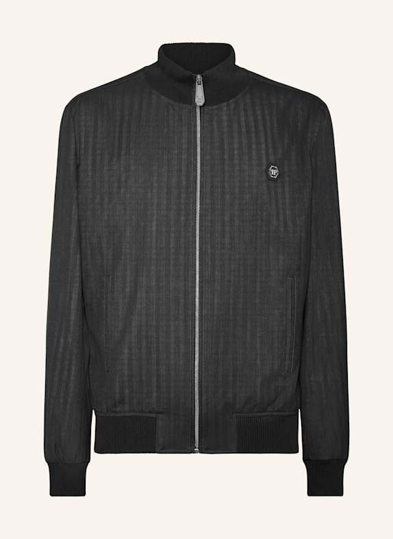 PHILIPP PLEIN PHILIPP PLEIN Wool Bomber LS SCHWARZ