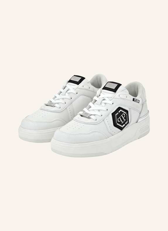 PHILIPP PLEIN Lo-Top Turnschuhe PREDATOR WEISS