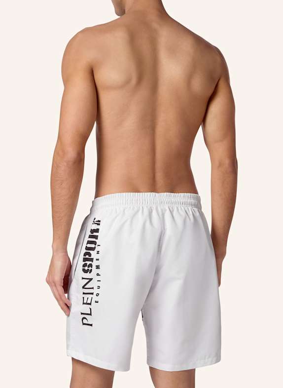 PLEIN SPORT Badehose WEISS
