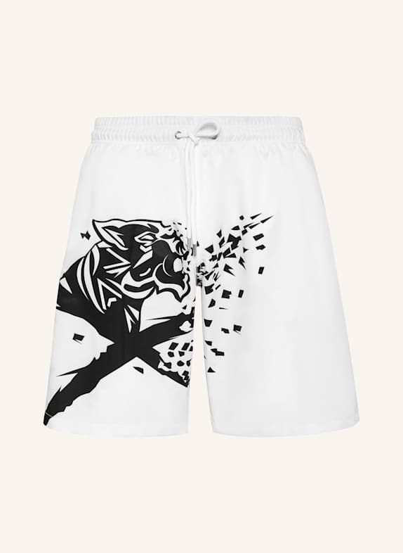 PLEIN SPORT Badehose WEISS