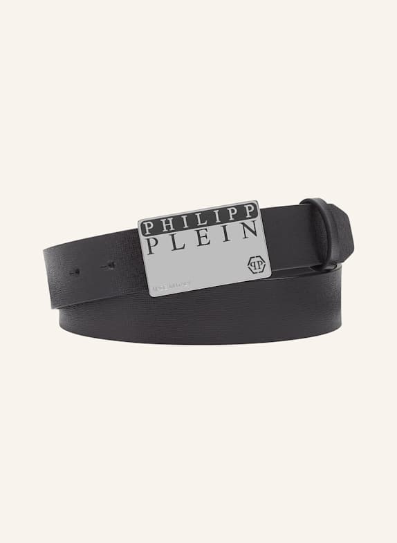 PHILIPP PLEIN PHILIPP PLEIN Gürtel SCHWARZ/ SILBER