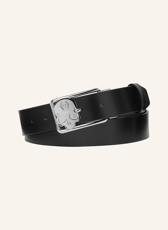 PHILIPP PLEIN PHILIPP PLEIN Gürtel SCHWARZ/ SILBER