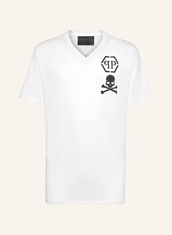 PHILIPP PLEIN PHILIPP PLEIN T-Shirt SKULL WEISS