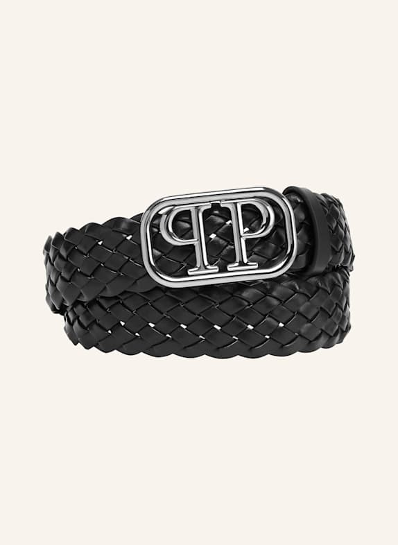PHILIPP PLEIN Gürtel SCHWARZ/ SILBER