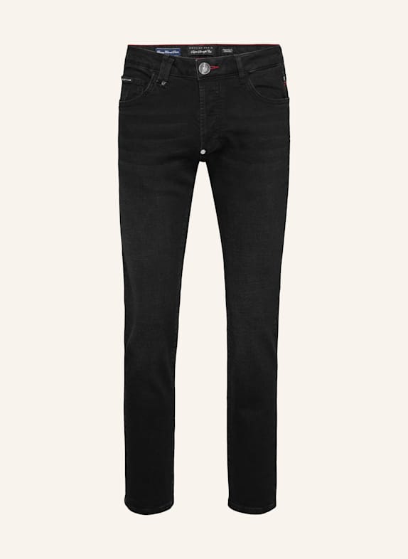PHILIPP PLEIN Jeans Gerader Schnitt SCHWARZ
