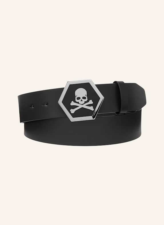 PHILIPP PLEIN PHILIPP PLEIN Gürtel SKULL SCHWARZ/ SILBER