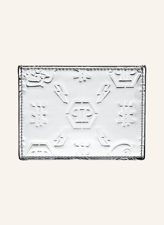 PHILIPP PLEIN PHILIPP PLEIN Kartenetui MONOGRAM SILBER