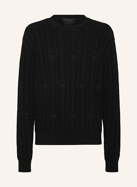 PHILIPP PLEIN PHILIPP PLEIN Rundhalspullover SCHWARZ