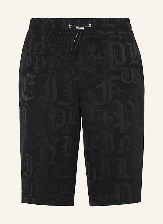 PHILIPP PLEIN PHILIPP PLEIN Shorts MONOGRAM SCHWARZ