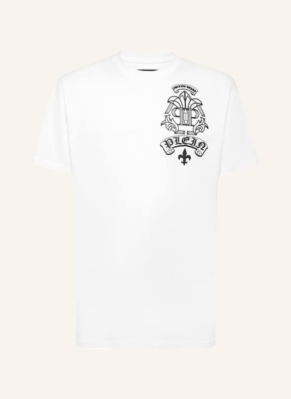 PHILIPP PLEIN T-Shirt Rundhalsausschnitt TATTOO WEISS